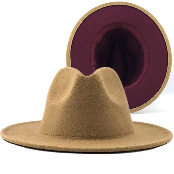 2 Color Fedora Hat