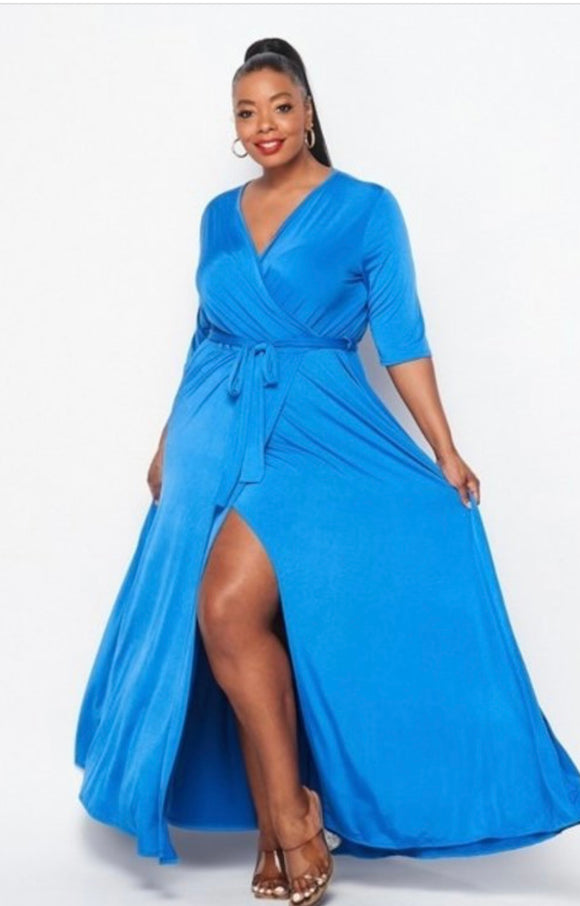 Maxi Wrap Dress